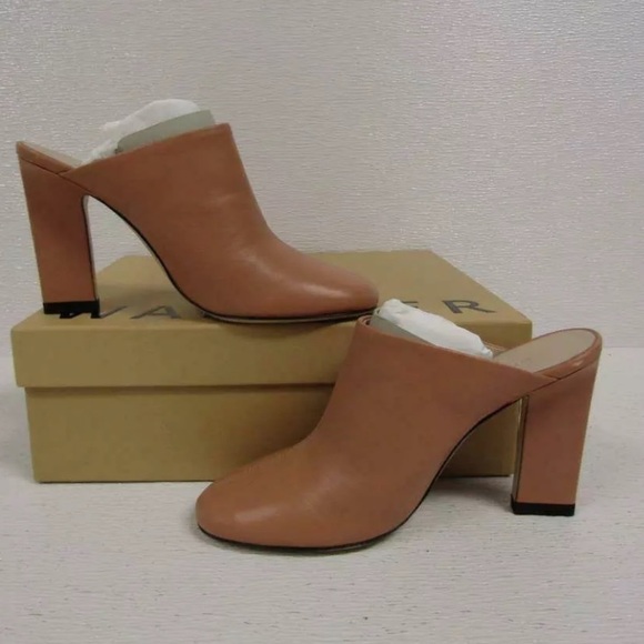 Wandler | Casta Block Heel Mules Sepia Tan Size 6.5 NEW - Picture 13 of 14